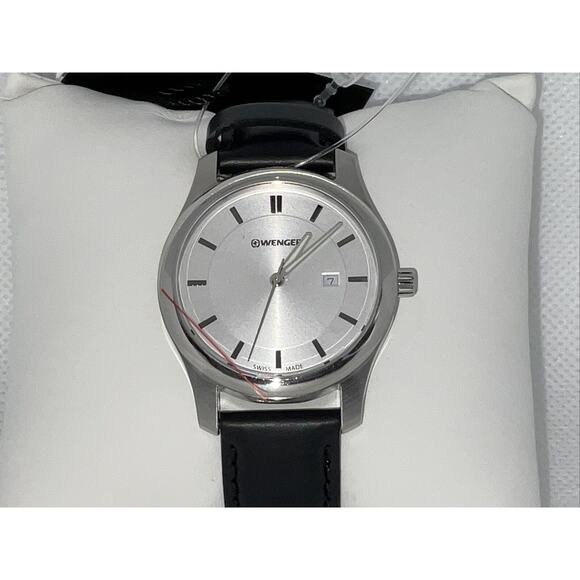 NIB Wenger Swiss 01.1421.114 Women's City Classic Quartz Silver Dial Watch - Picture 1 of 8